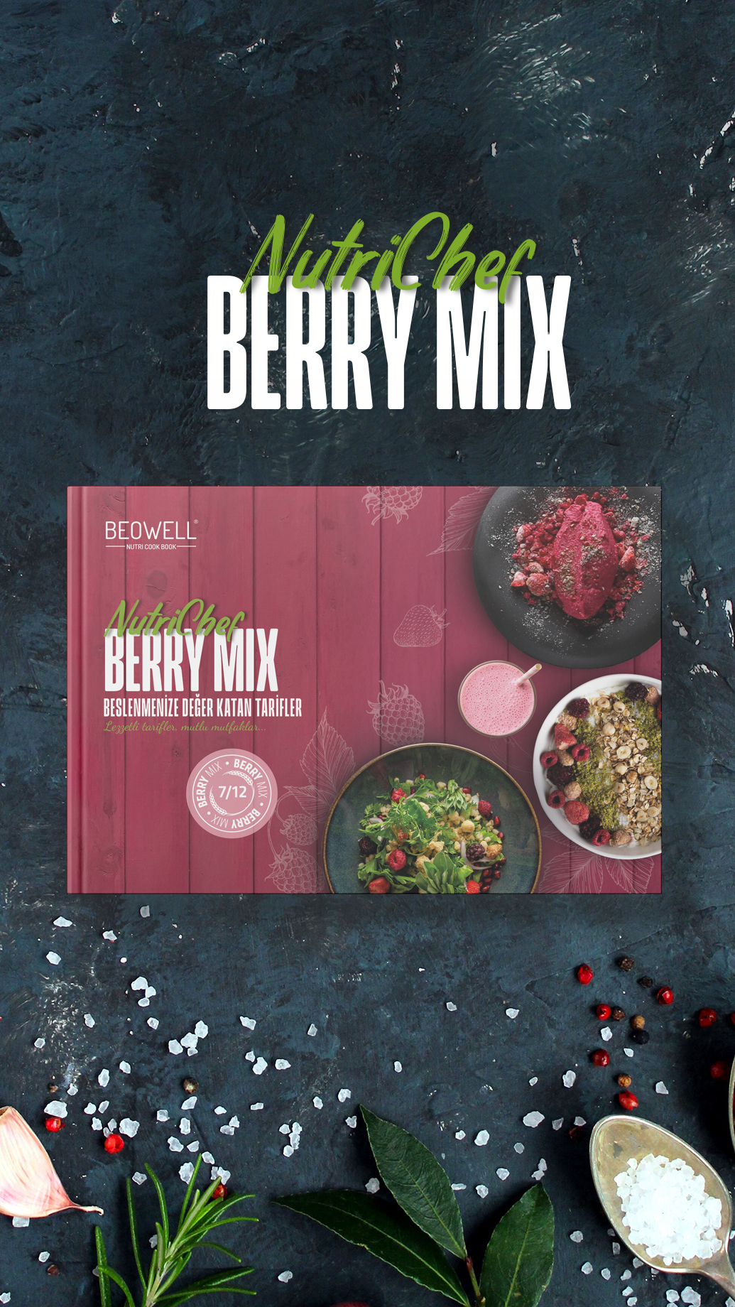 NUTRI CHEF SPICY VEGGIE MIX COOK BOOK - Beowel Nutrition