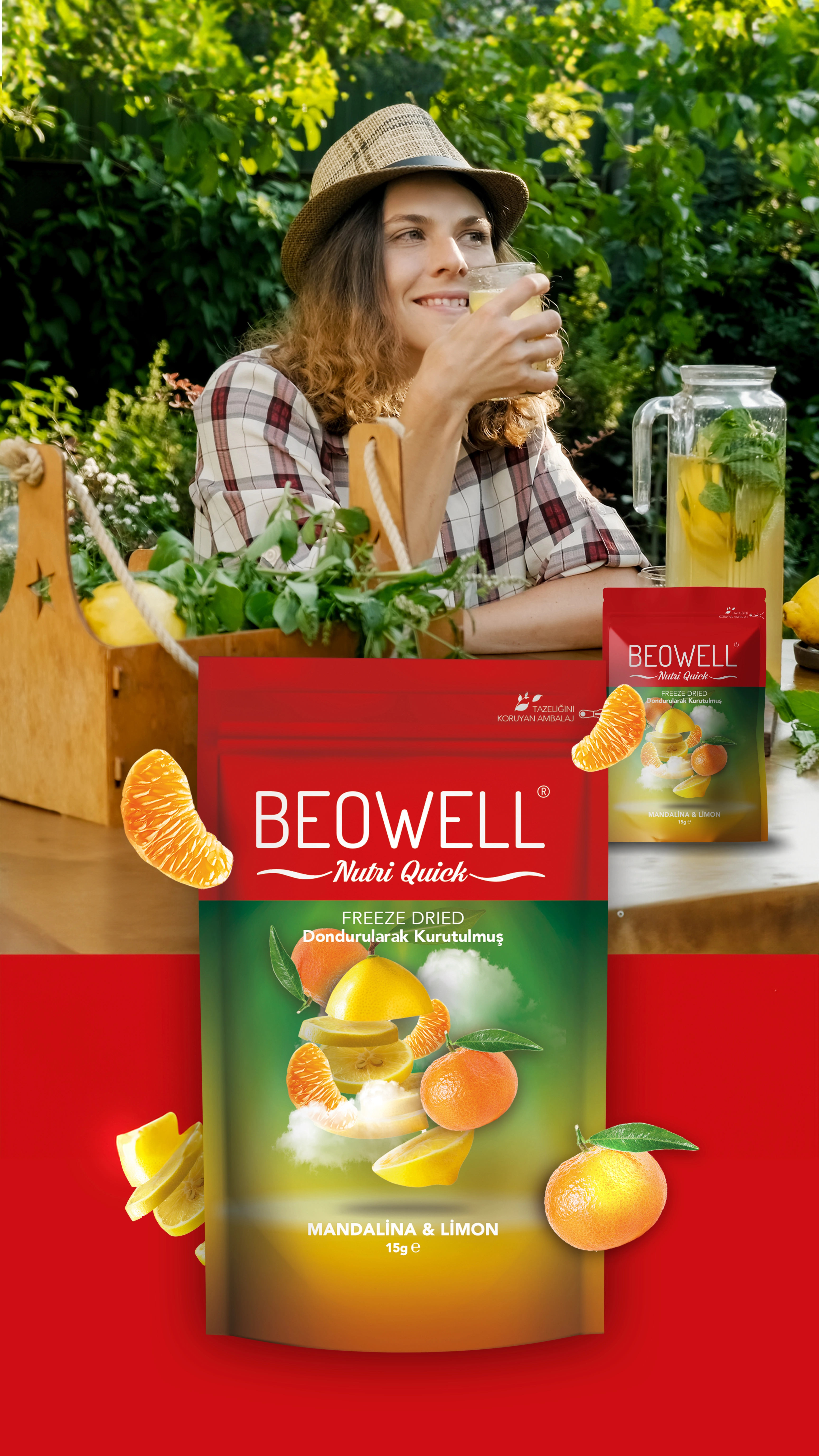 BEOWELL NUTRI QUICK - MANDALİNA & LİMON