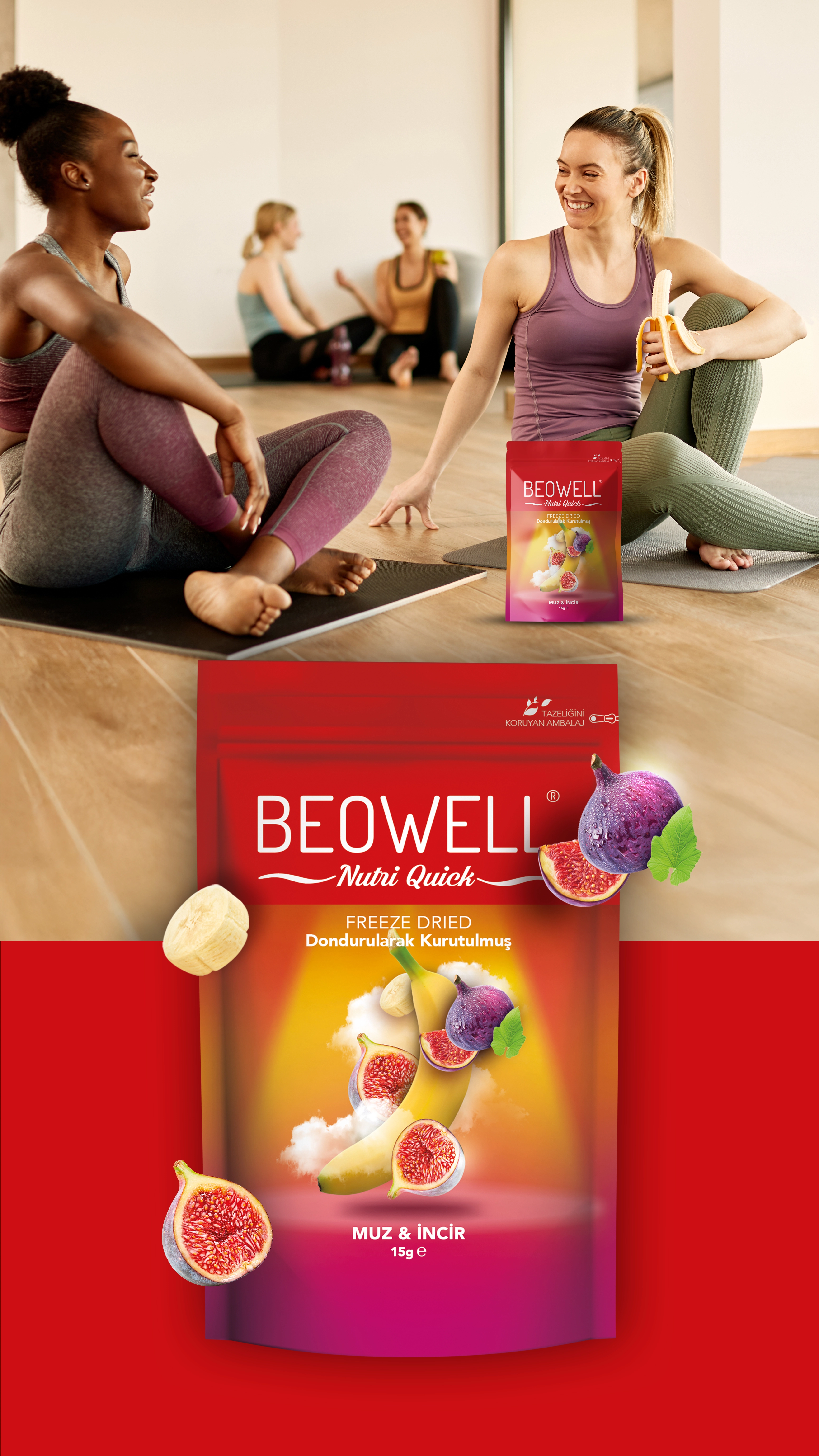 BEOWELL NUTRI QUICK - MUZ & İNCİR