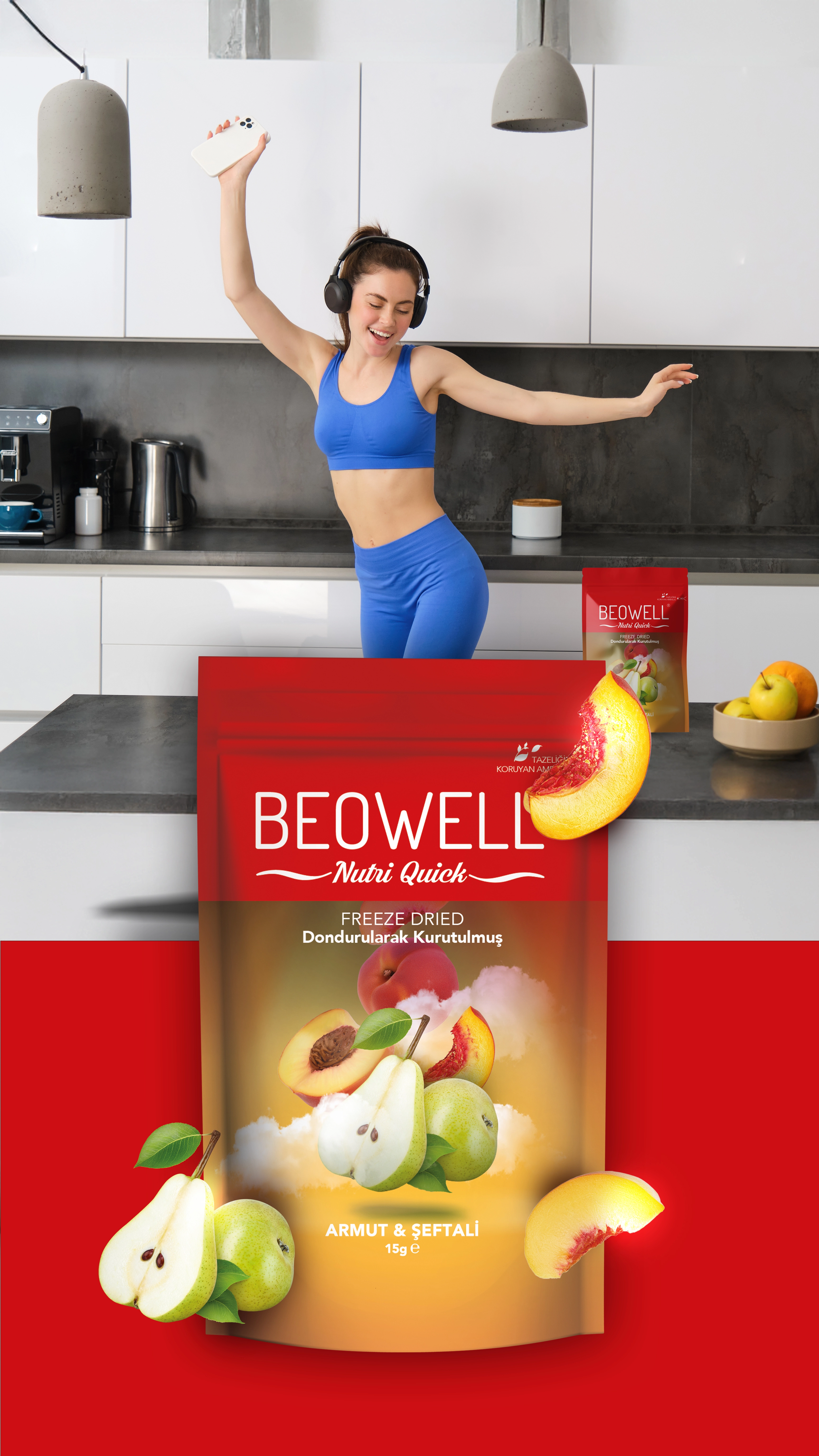 BEOWELL NUTRI QUICK - ARMUT & ŞEFTALİ
