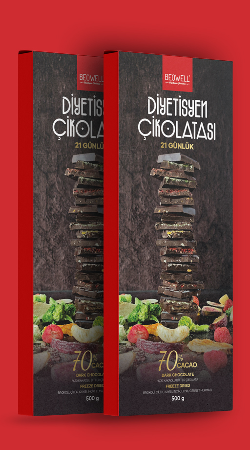 BEOWELL NUTRI CHOCOLATE – 2’Lİ SET DİYETİSYEN ÇİKOLATASI