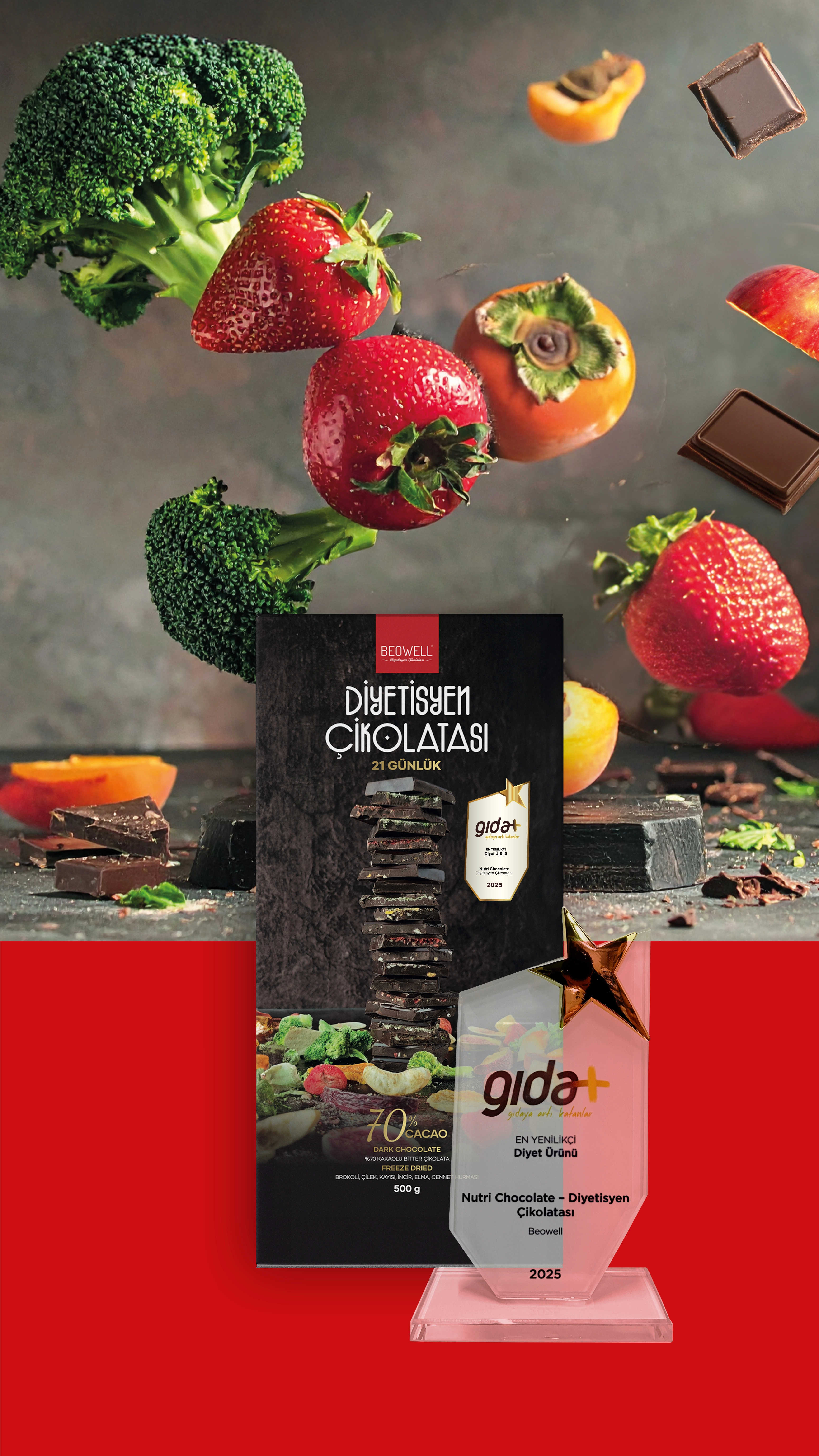 BEOWELL NUTRI CHOCOLATE – DİYETİSYEN ÇİKOLATASI