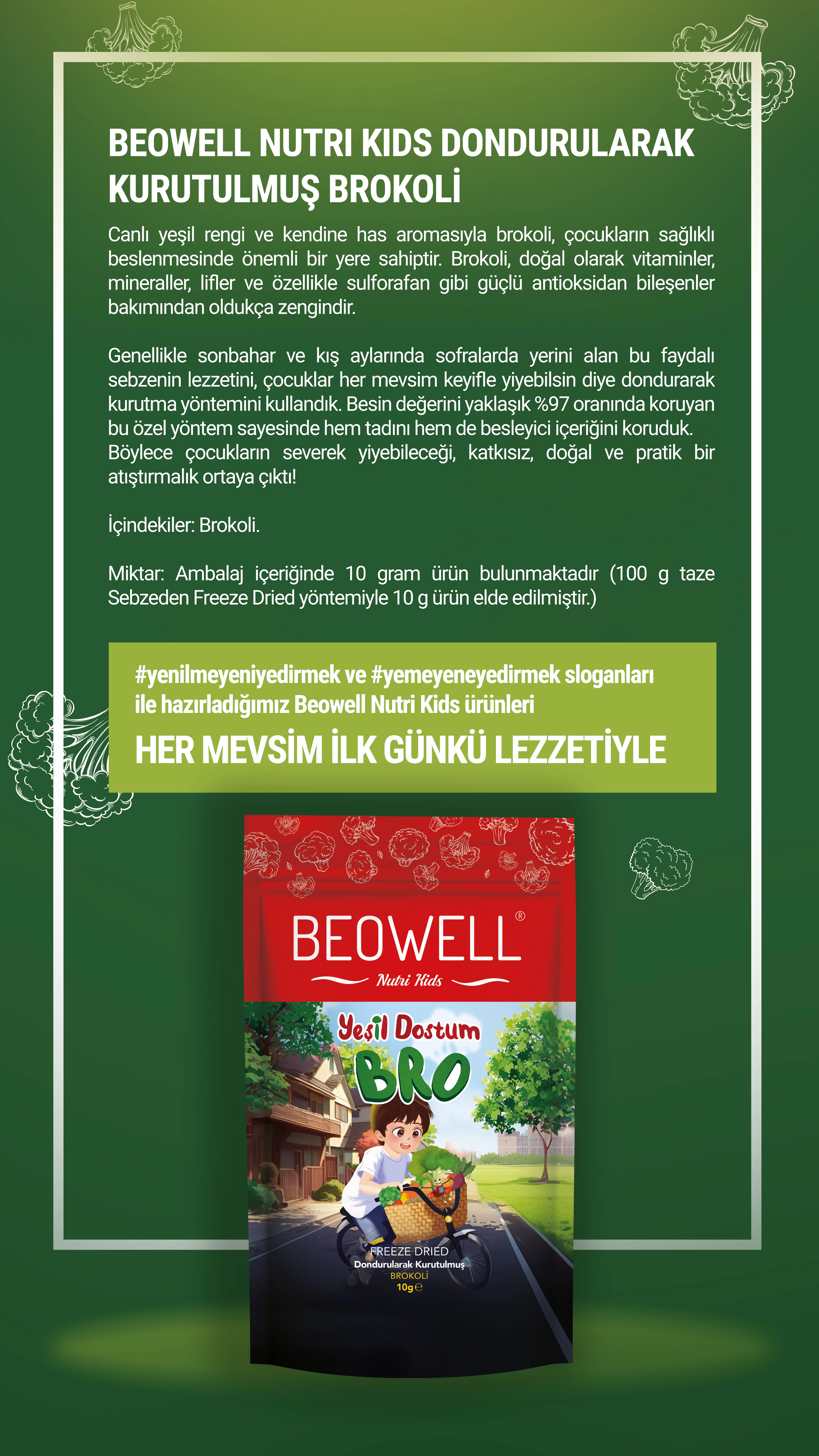 BEOWELL%20NUTRI KIDS%20-%20YEŞİL%20DOSTUM%20BRO