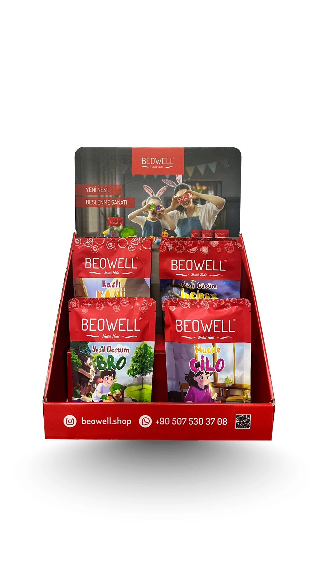 BEOWELL NUTRI KIDS - MASAÜSTÜ STANTLI ÜRÜN SETİ 