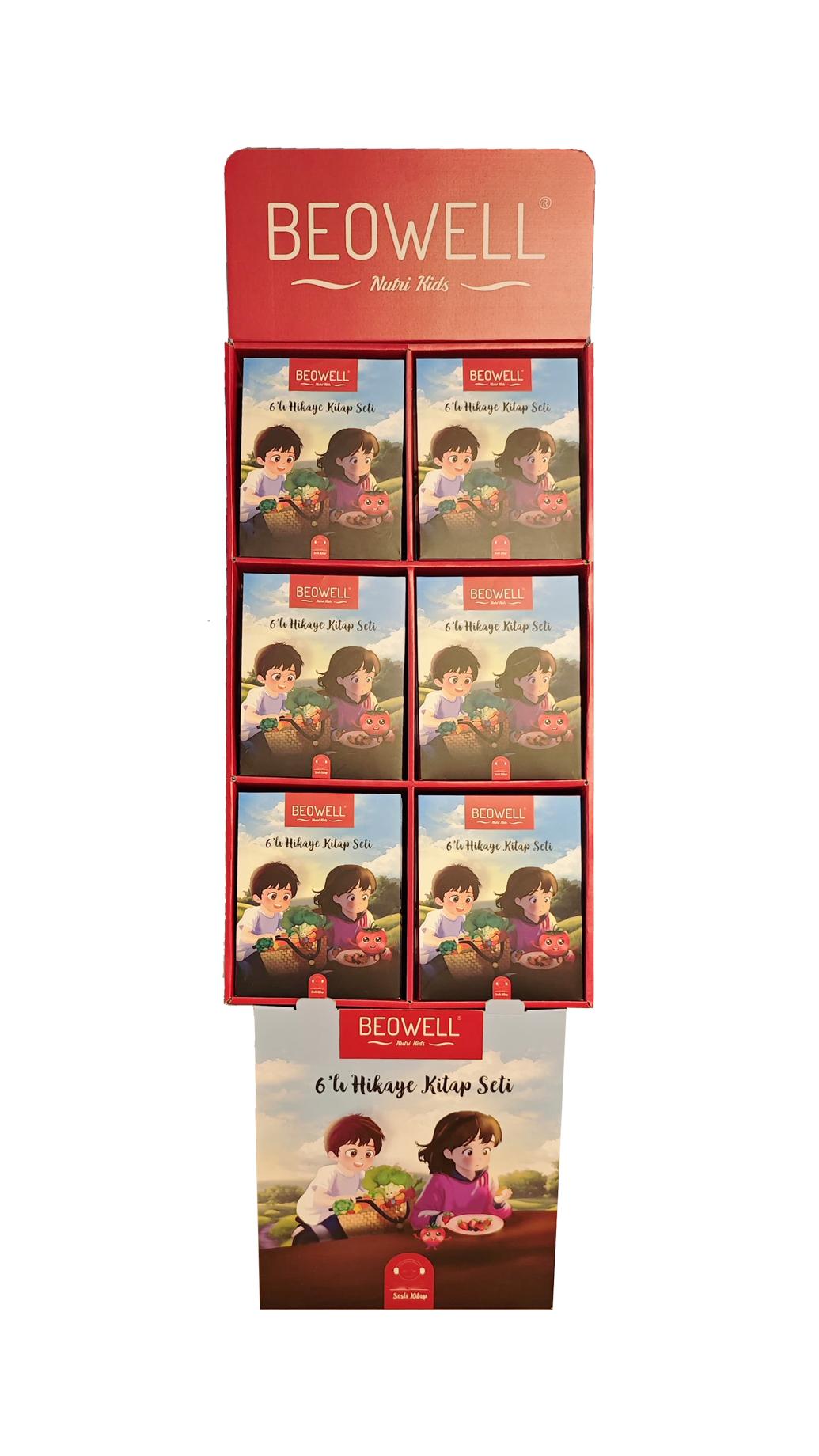 BEOWELL NUTRI KIDS STANTLI 6’LI HİKAYE KİTAP SETİ
