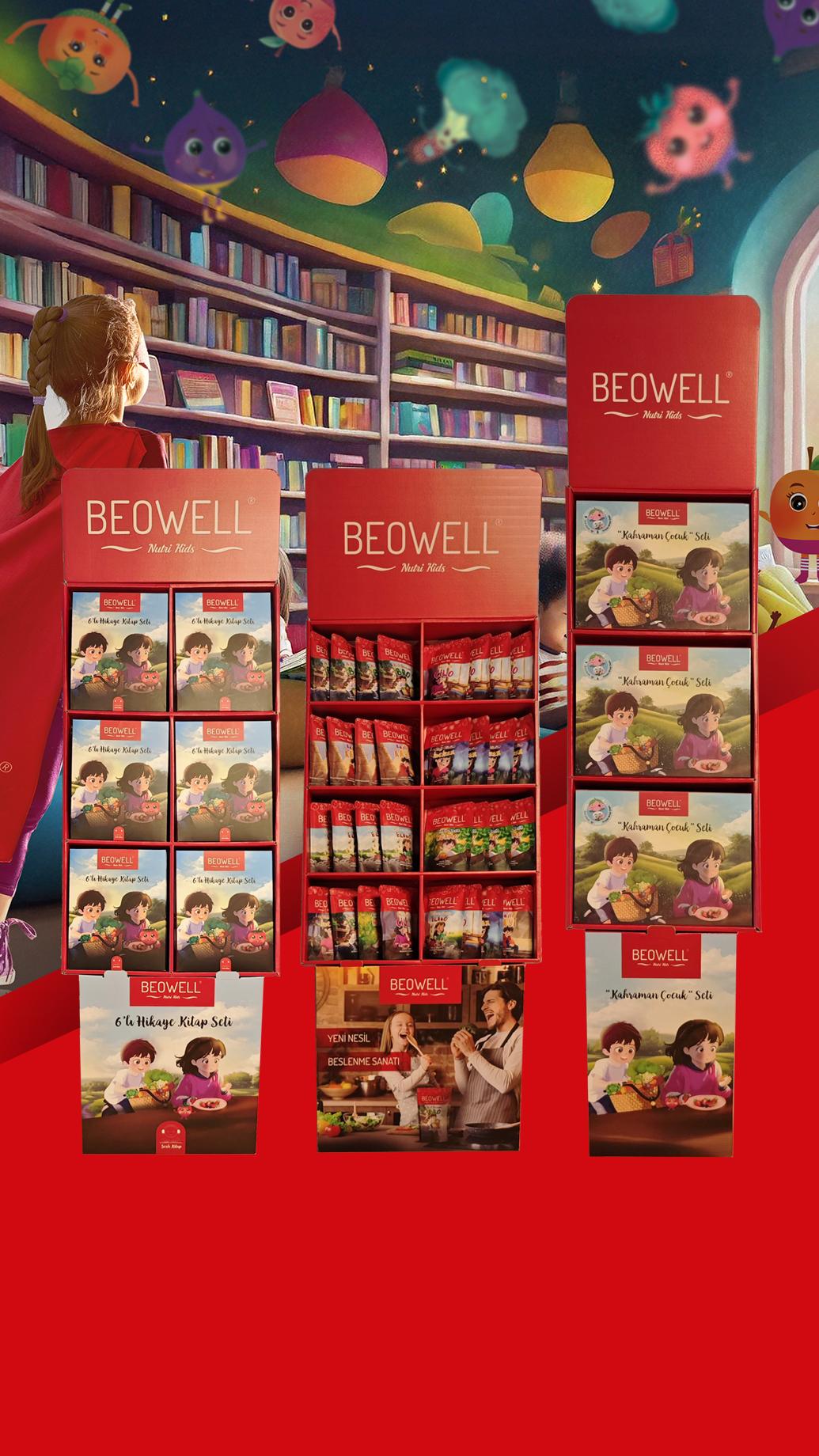 BEOWELL NUTRI KIDS TRIPLE STANTLI ÜRÜN SETİ