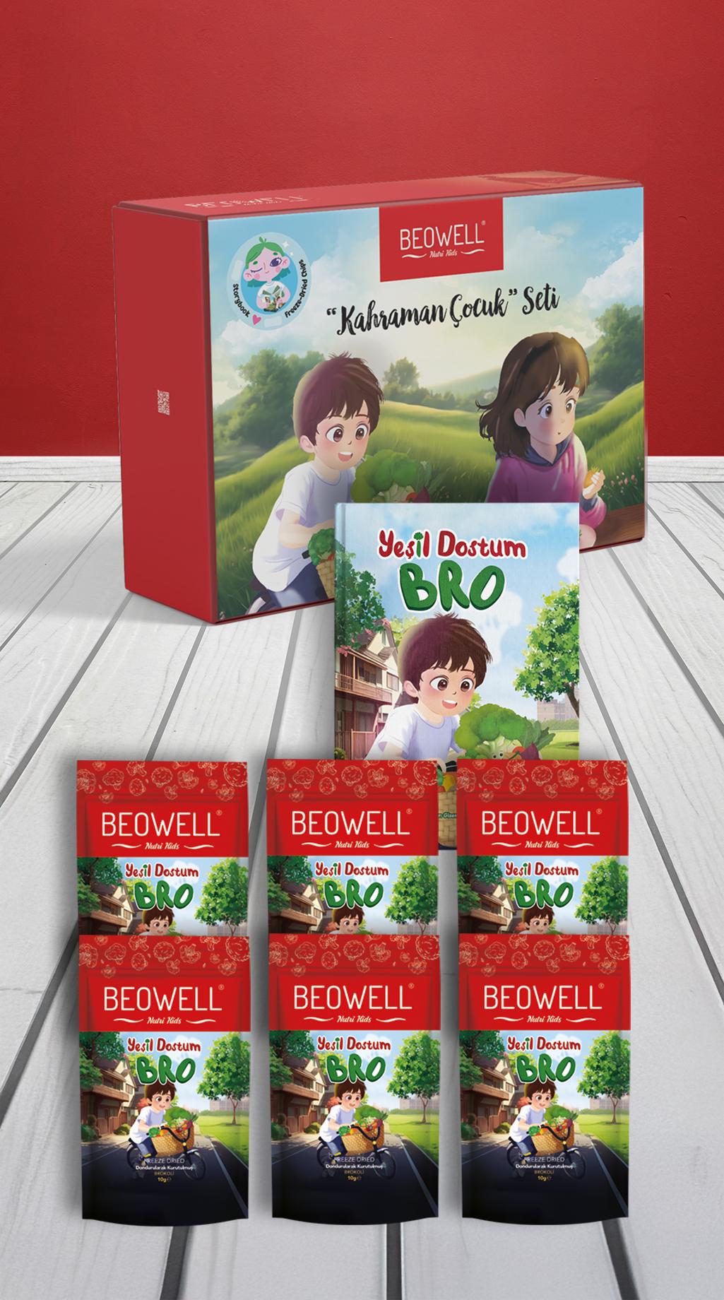  BEOWELL NUTRI KIDS - KAHRAMAN ÇOCUK BRO SET