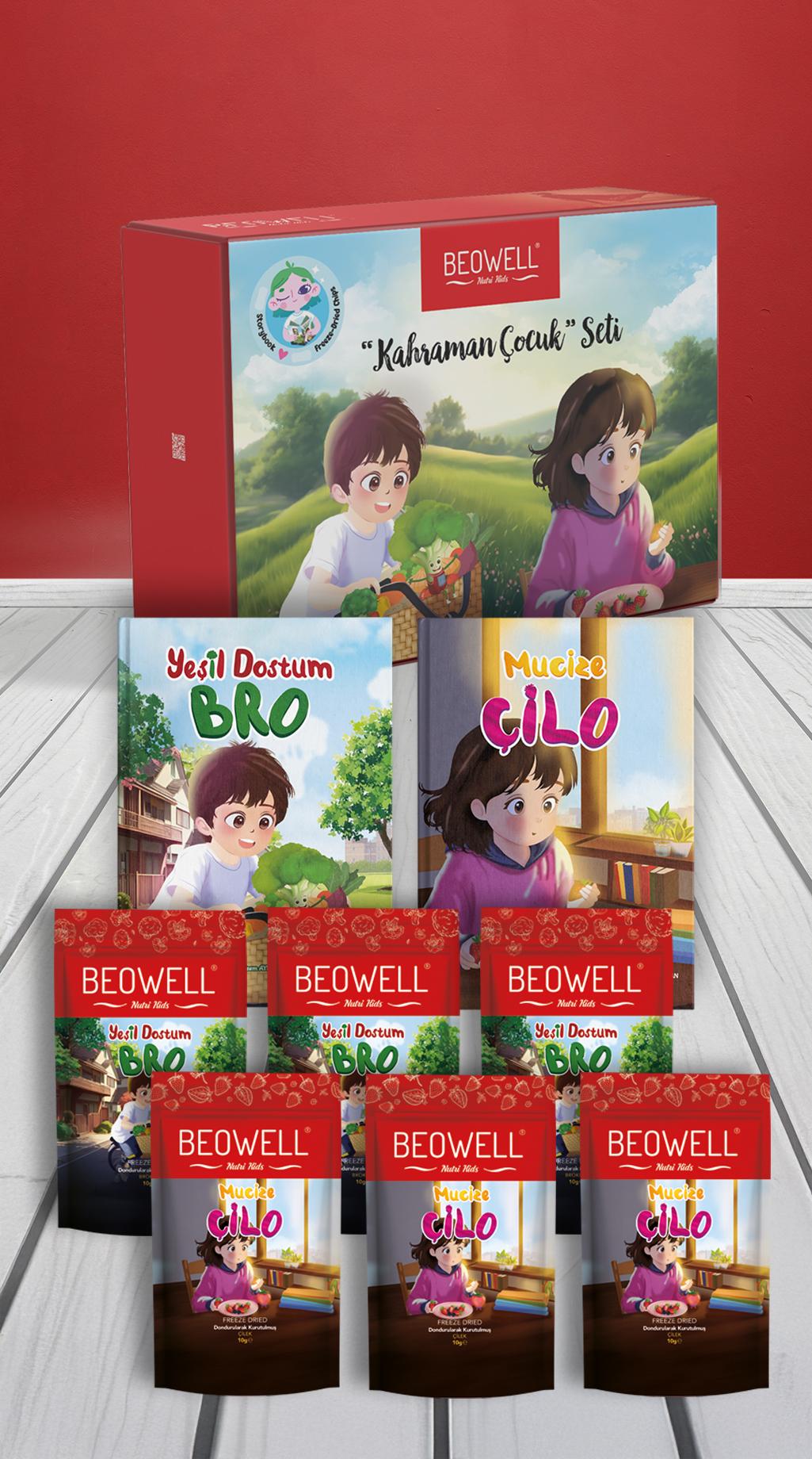BEOWELL NUTRI KIDS - KAHRAMAN ÇOCUK BRO-ÇİLO SET