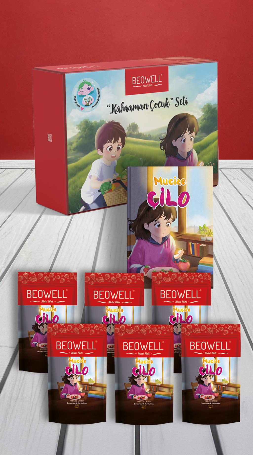  BEOWELL NUTRI KIDS - KAHRAMAN ÇOCUK ÇİLO SET