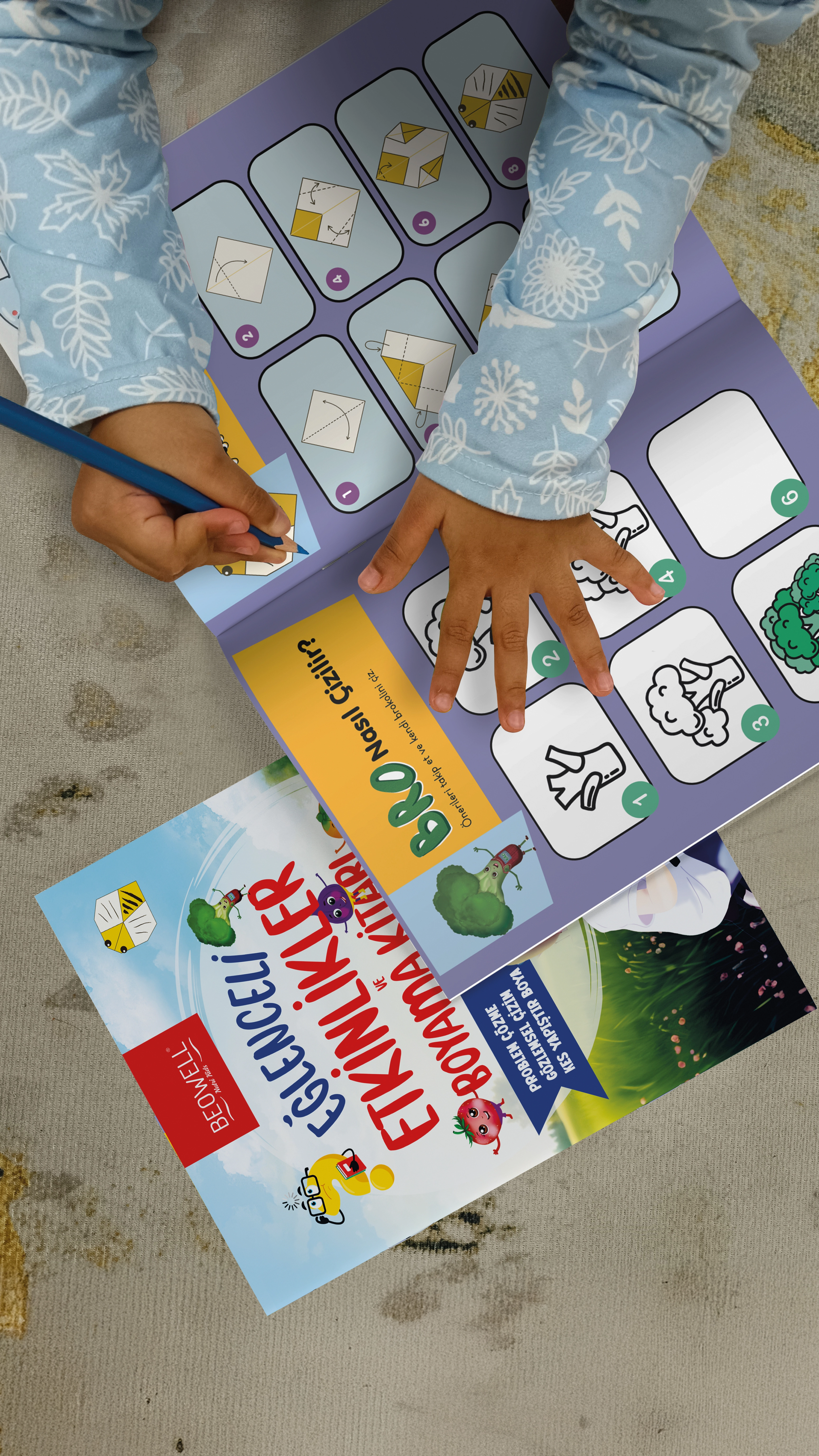 BEOWELL EĞLENCELİ ETKİNLİKLER VE BOYAMA KİTABI