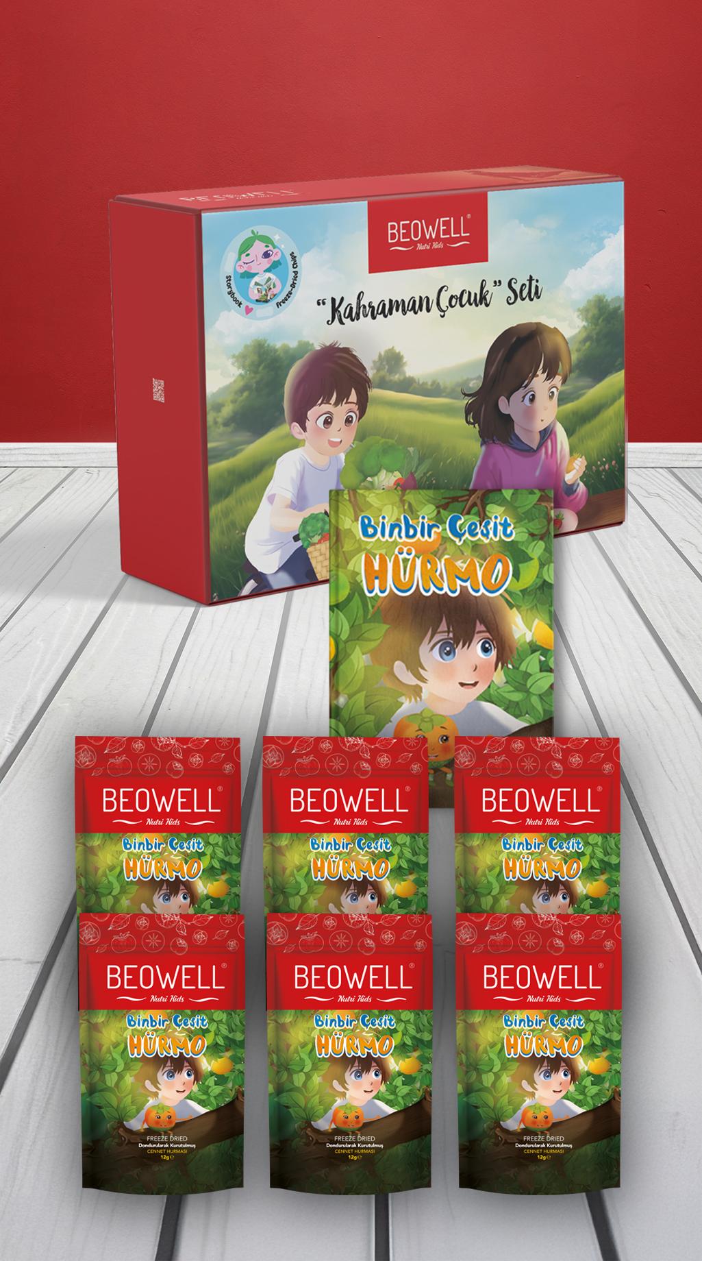  BEOWELL NUTRI KIDS - KAHRAMAN ÇOCUK HÜRMO SET