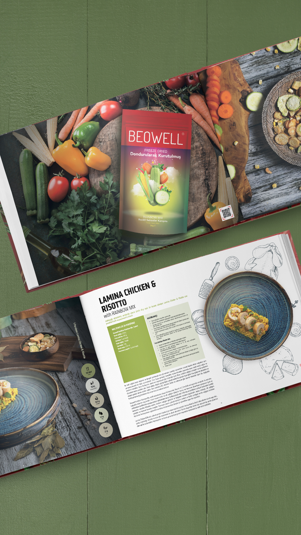 NUTRI CHEF RAINBOW MIX COOK BOOK 