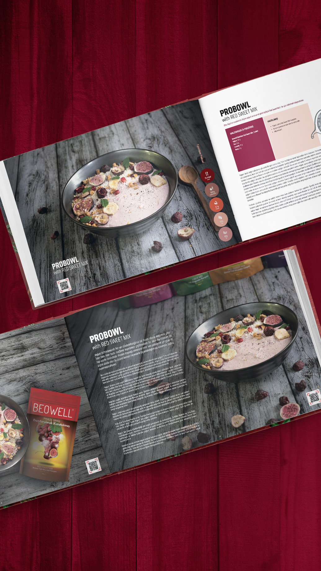 NUTRI CHEF RED SWEET MIX COOK BOOK 