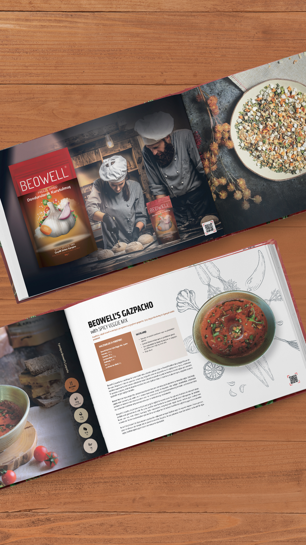 NUTRI CHEF SPICY VEGGIE MIX COOK BOOK 