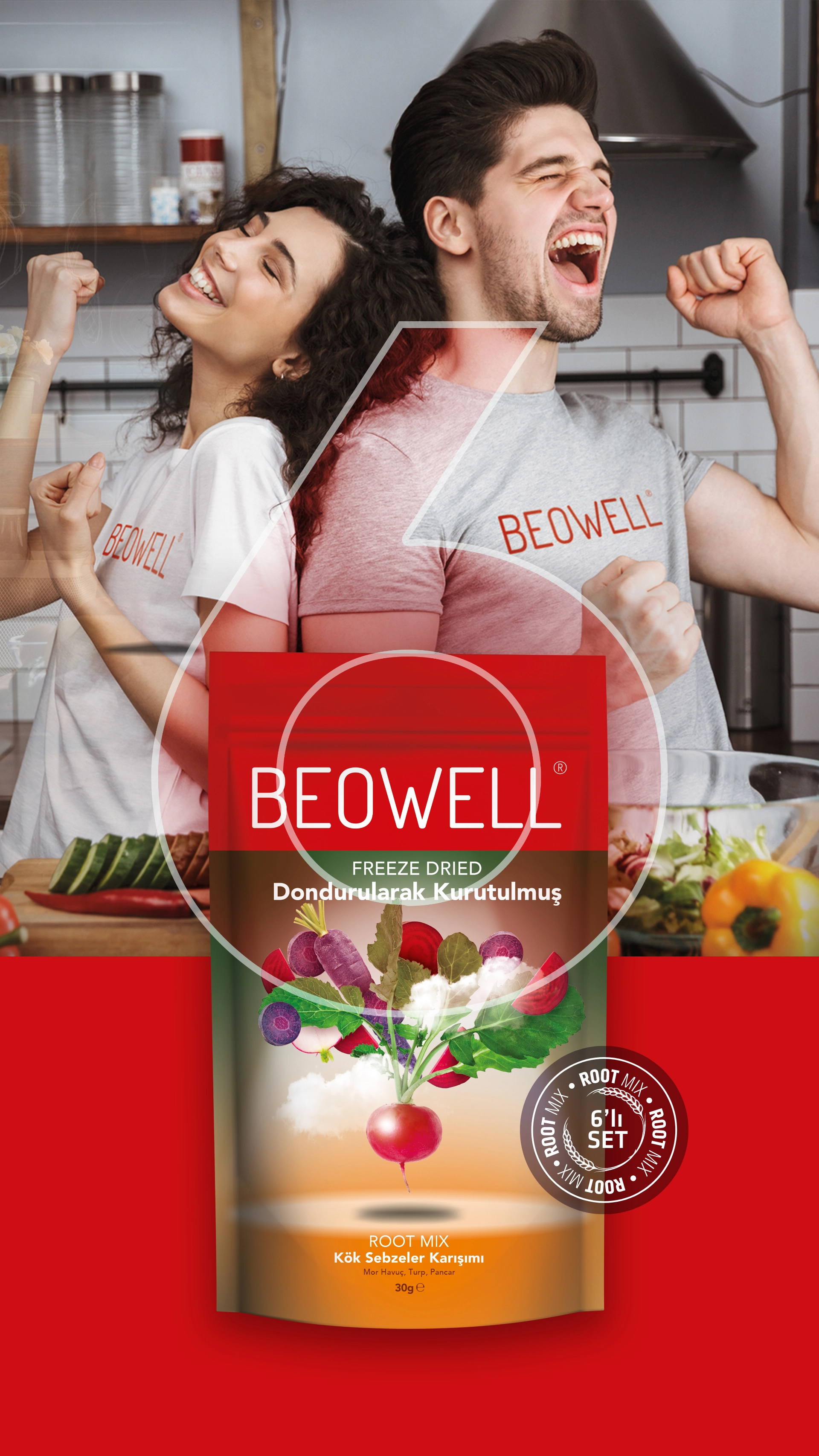ROOT MIX 6’LI SET | MOR HAVUÇ, TURP VE PANCAR | KÖK SEBZELER KARIŞIMI |