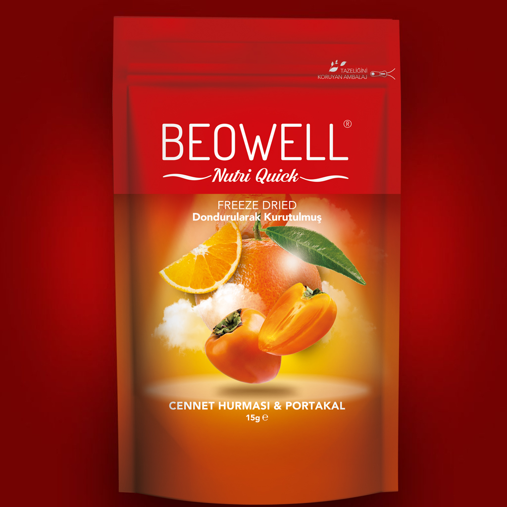 BEOWELL NUTRI QUICK - Cennet Hurması & Portakal