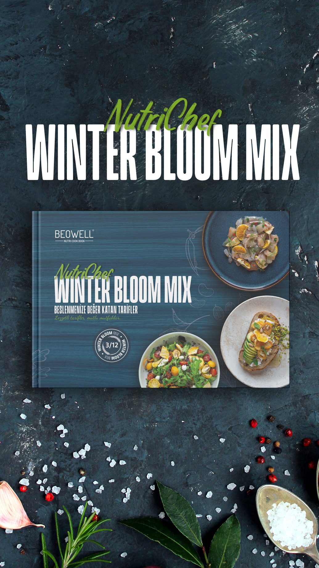 NUTRI CHEF WINTER BLOOM MIX COOK BOOK