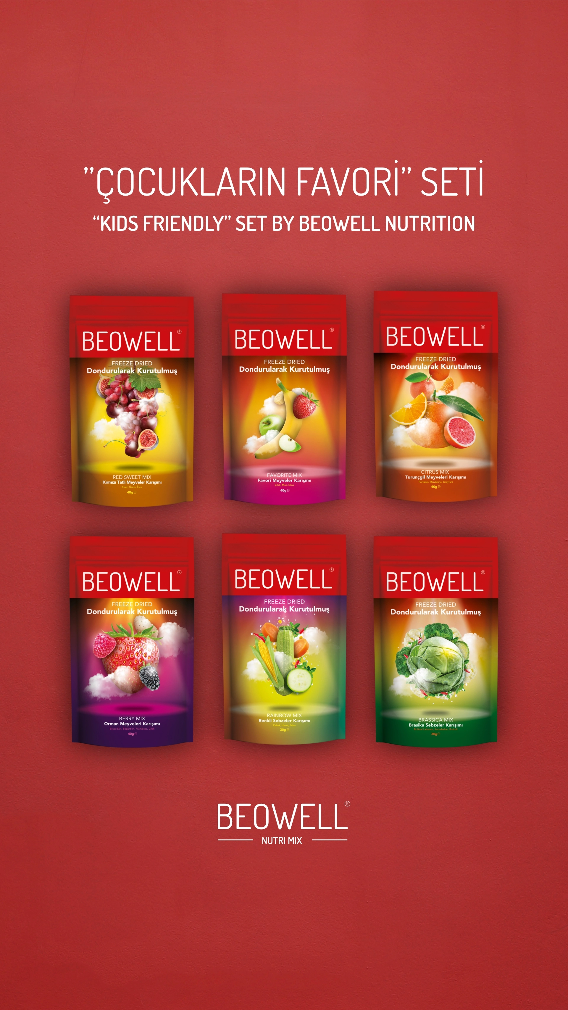 ’’KIDS FRIENDLY’’ SET BY BEOWELL NUTRITION (ÇOCUKLARIN FAVORİ SETİ)