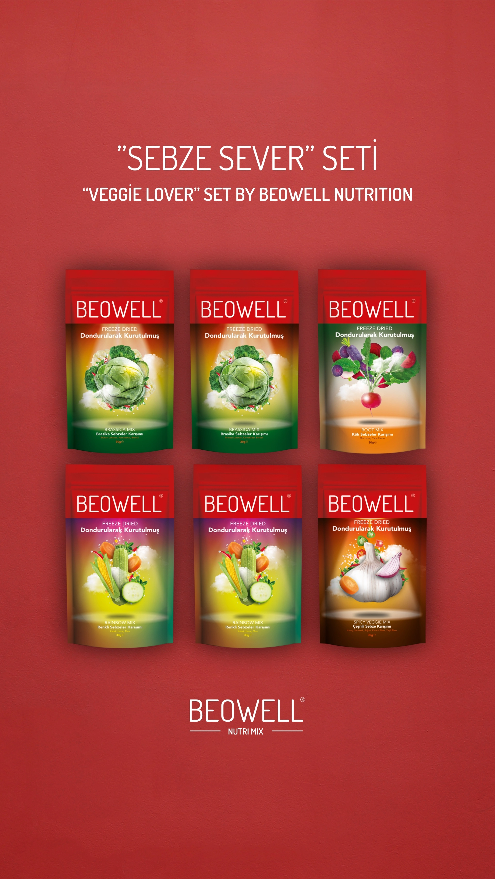’’VEGGİE LOVER’’ SET BY BEOWELL NUTRITION (SEBZE SEVER SETİ)